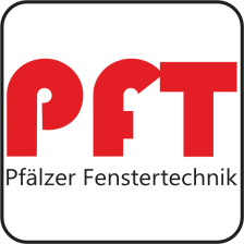 Logo Pfälzer Fenstertechnik <img src="pft-fenstertechnik.png" alt="Logo Pfälzer Fenstertechnikn">